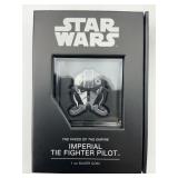 1OZ Silver Star Wars Fighter Pilot Chibi Coin.