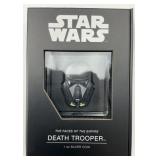 1OZ Silver Star Wars Death Trooper Chibi Coin.