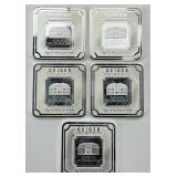 5 .999 Fine Silver 10g German Geiger Bars.