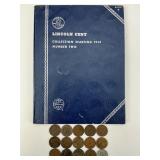 Lincoln Cent Collection, 19 Indian Head Cents.