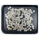 241 90% Silver Mercury Dimes.