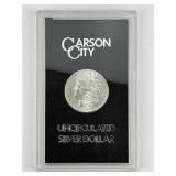 Carson City Uncirculated 1882 Morgan Dollar.