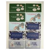 10 U.S. Mint Uncirculated Coin Sets Year 1993-98.