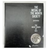 Medal of the Month Society 1973 Events Binder.