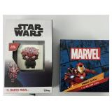 1Oz Fine Silver Star Wars & Iron Man Coins.