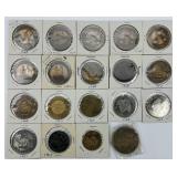 19 1960s Local Bicentennial and Coin Club Tokens.
