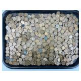 Approximately 1,250 Wheat Pennies.