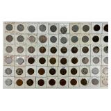 60 1800-1900s British Pennies.