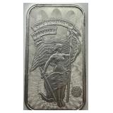 1 Troy Oz Fine Silver Unity & Liberty Bar.