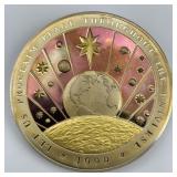 Sterling Silver 1999 Franklin Mint Calendar Medal.