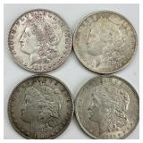 90% Silver 1886, 1889, 1898, 1921 Morgan Dollars.