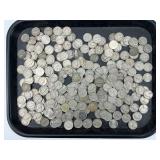 242 Jefferson and Buffalo Nickels.