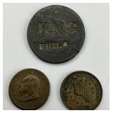 Philadelphia Souvenir & Civil War Era Tokens.