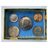 1964 Silver Coin Set.