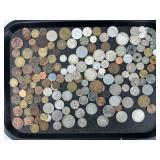 Foreign Coin and Token Lot.