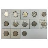 8 %60 Silver German WWII 2 Reichsmark Coins.