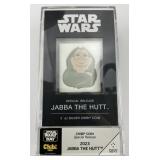 2oz Fine Silver 2023 Star Wars Jabba Chibi Coin.