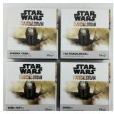 4 1oz Silver Star Wars Mandalorian Coins.