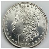 90% Silver Uncirculated 1900-O Morgan Dollar.