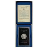 90% Silver Carson City Uncirculated Morgan Dollar.