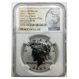 NGC Reverse PF 70 Fine Silver 2023  Peace $1.