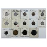 Civil War Era War and Hard Time Tokens.
