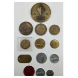 13 Assorted Corporation & Product Medals.