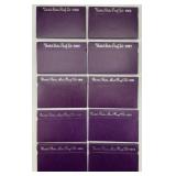 10 U.S. Mint Proof Sets Dated Years 1987-1993.