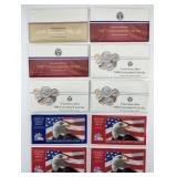 10 U.S. Mint Uncirculated Coin Sets Years 86