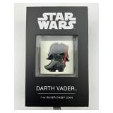 1 oz Fine Silver Star Wars Darth Vader Chibi Coin.