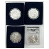 4 1 Troy Oz. Fine Silver American Eagle $1.