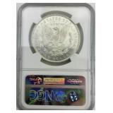 NGC MS 63 1883-O 90% Silver Morgan Dollar.
