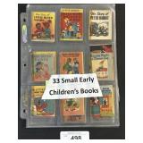 Vtg Early Small Childrenï¿½s Story Books,