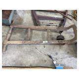 Primitive Barrel Handcart.