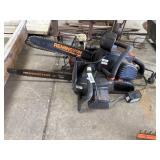 Vtg Echo Chainsaw, (2) Remington Elec. Chainsaw