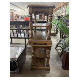 Pair Of Vintage Wooden End Tables.