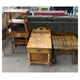 4 Traditional End Tables.