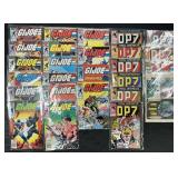 Consecutive Marvel G.I. Joe & D.P. 7 Comic Books.