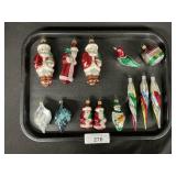 Glass Christmas Ornaments.