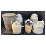 Stoneware Jugs, Crocks, & Jars.