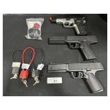 Daisy Pellet & Airsoft Pistols & Gun Locks.