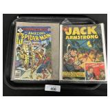Marvel Spider-Man & Jack Armstrong Comic Books.