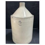 Large 3 Gallon Stoneware Jug.