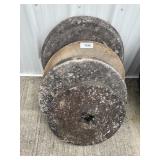 (4) Primitive Mill/Grind Stones.