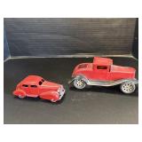 Vintage Metal Toy Trucks.