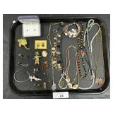 Costume Jewelry, Necklaces, Brooches, Bracelets