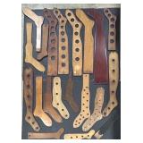 Vtg Wooden Stocking Stretchers.
