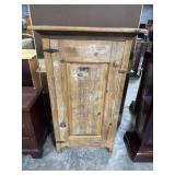 Rustic Primitive Style Chimney Cabinet.