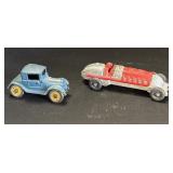 Vintage Toy Pickup Truck & Streamlined Race Car.