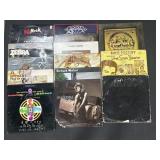 Various 33 RPM Records, KISS, Twisted Sister.